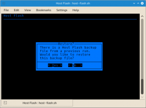 A copy of the original unedited hosts file is created the first time Host Flash is run; this ensures the pre Host Flash edited file can be restored at any time. Host Flash also creates a zipped backup of every hosts file it replaces whenever Host Flash runs.